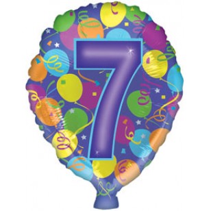 Age 7 Birthday Balloon Age 7 Birthday Balloon